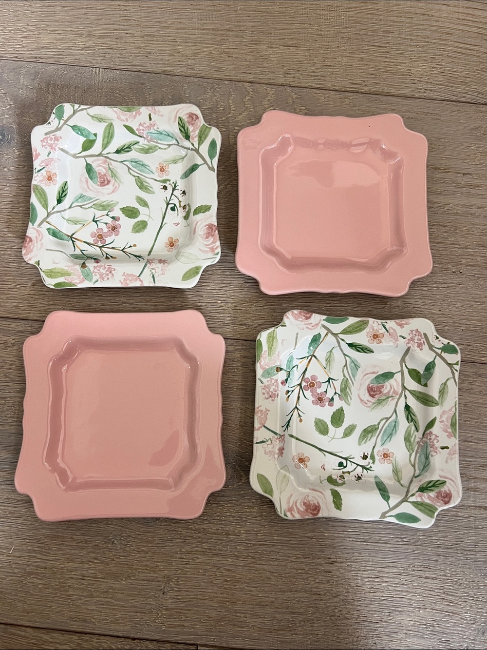 Sweet Laura's Dessert Plates Pink and Floral